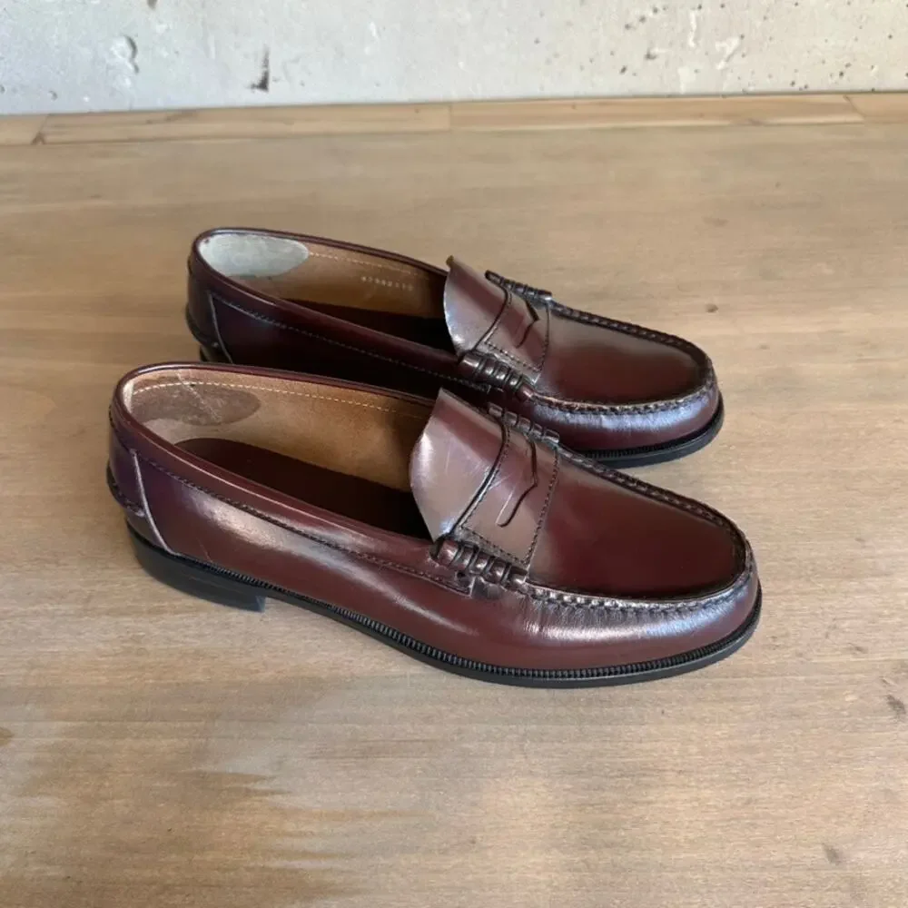 Florsheim Berkley Penny Loafers Burgundy 10 3E